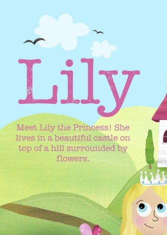 Lily, a personalised illustration by Eilidh McKay