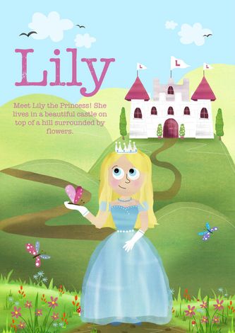 Lily, a personalised illustration by Eilidh McKay